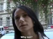 Obedient Czech Licks Penis And Hammered Doggy-Style Outdoors