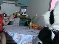 Teen’s Fucked Bear Gives Her The Hard Fucking Fucking