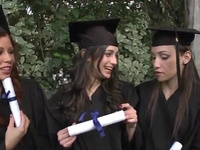 Fascinating Black Haired Chicks Give The Rimjob To Each Other