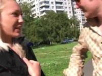 Sensuous Blonde Youngster Blowjobs And Has Sex Outside Inside Reality Porno Vid
