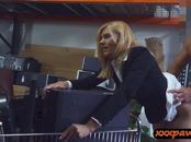 Blondie Milf Railed By Nasty Pawn Dude In Storage Room