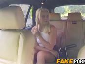 Hot Busty Blonde MILF Lucy Pussy Smashed By Big Dick Driver